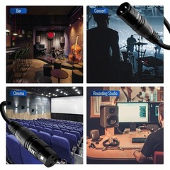 XLR Cable Microphone Cable 50 Feet, Heavy Duty Balanced XLR Speaker Cable Fro…