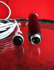 Vintage 1950’s Aiwa DM-8 Dynamic microphone w stand prop Olson Lafayette RCA # 2