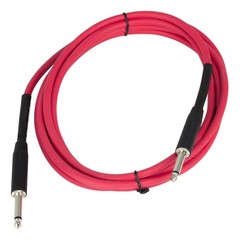 Peavey PV Red 20 ft 1/4″ TS Instrument Cable Straight Guitar Bass Cable 20′
