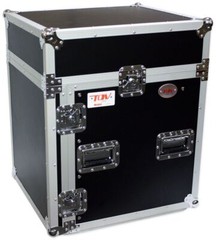 Pro X T-12MRSS 12U x 10U Slant Combo DJ / Mixer Rack Case w/ 4″ Wheels/Casters