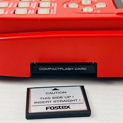 Fostex MR-8 Digital Multi-Track Recorder Red w/ Power Adapter TESTED Please Read