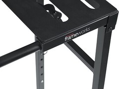 Gator Frameworks Keyboard and Audio Utility Table with Multi Point Adjustability