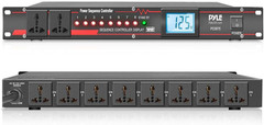 10 Outlet Power Sequencer Conditioner – 13 Amp 2000W Rack Mount Pro Audio Digita