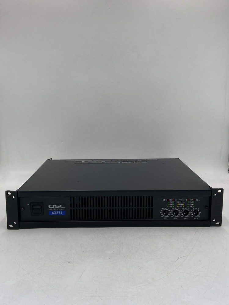 Broken QSC 4-Channel Power Professional Audio Amplifier CX254 – No Power