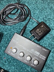 TWO used Behringer Micro AMP HA400 Ultra Compact 4 Channel Stereo Headphone Amps