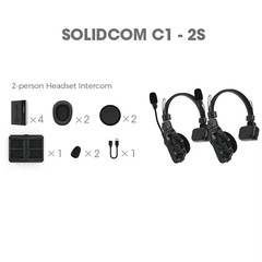Hollyland Solidcom C1 4S 6S 8S full-duplex Wireless Intercom Headset System 1100