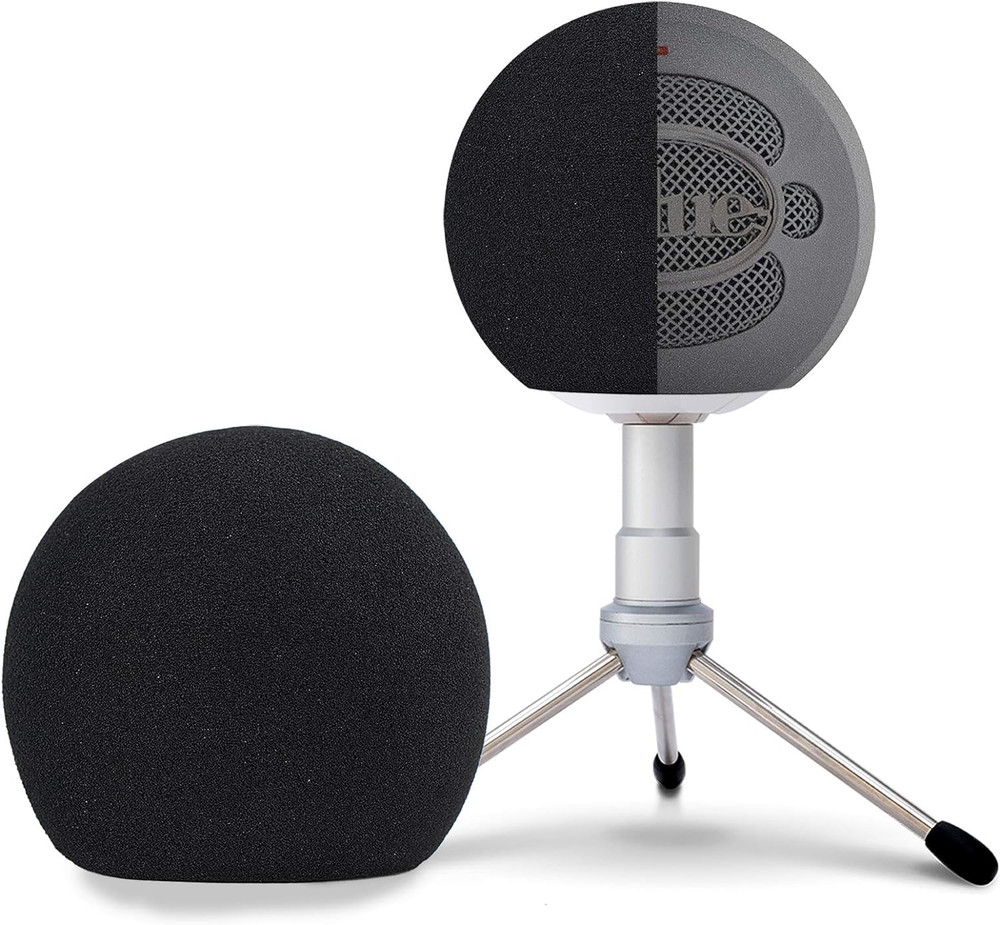 Blue Snowball Pop Filter Windscreen – Professional Snowball Ice Mic Foam Wind Co