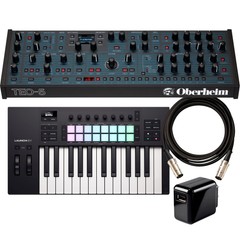 Oberheim TEO-5 Desktop Module 5-Voice Polyphonic Synthesizer CONTROLLER RIG