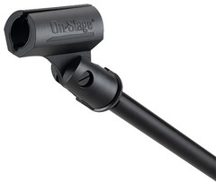 OnStage On-Stage MY120 Unbreakable Rubber Condenser Microphone 1 Pack, Black