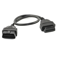1.64 Feet/50cm OBD II OBD2 Splitter Cable Cord,16 Pin OBDii 1 Male to 1 Female