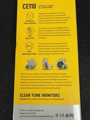 CTM CE110 Single-Driver IEM Earphone **NEW**