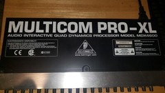 Behringer Multicom Pro-XL MDX4600 Audio Processor Power cord Working