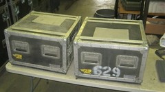 Double Ended 24x25x16 Anvil Computer Work Station Case Wheel Caster Plates