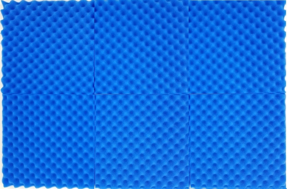 8 Egg Crate Blue Premium Acoustic Foam Tile Padding Sound Proof 12″x12″x1.5″