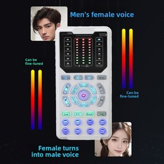 Sound Effect Changer Plug And Play 16 Sound Modes Portable Voice Changer For