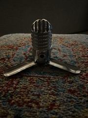 Samson Chrome Meteor Condenser Wired USB Microphone – Tested, Works!