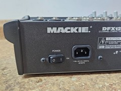 Mackie DFX12 12×2 Analog Mixer with Effects DFX-12 Mixing Console Pre-owned
