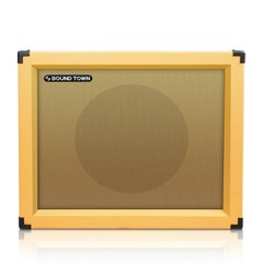 Sound Town 1 x 12″ Empty Guitar Speaker Plywood Cabinet (GUC112OR-EC)