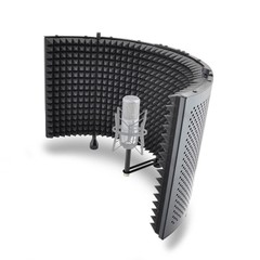 Pyle PSMRS11 Studio Microphone Isolation Shield with Sound Dampening Foam
