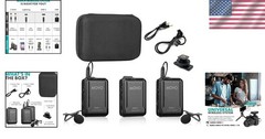 Crystal-Clear Wireless Lavalier Mic System for DSLR & Smartphones – WMX-1-DUO
