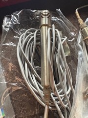Vintage Silver Teac DM-32G corded Microphone