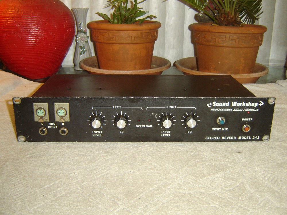 Sound Workshop 242, Stereo Reverb, 2 Channel Spring Reverb, Vintage Rack