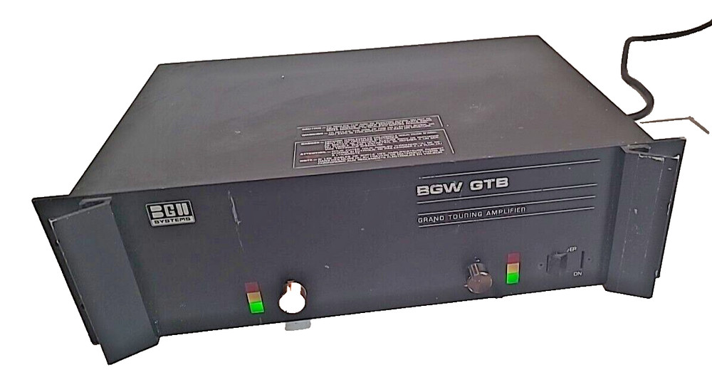 BGW GTB Power Amplifier (See Description)