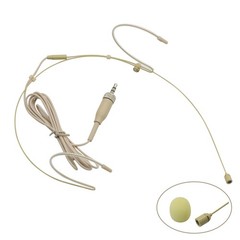 Microphone Headset Mic Headworn Earset 3.5mm Screw Lock for Sennheiser Wireless#