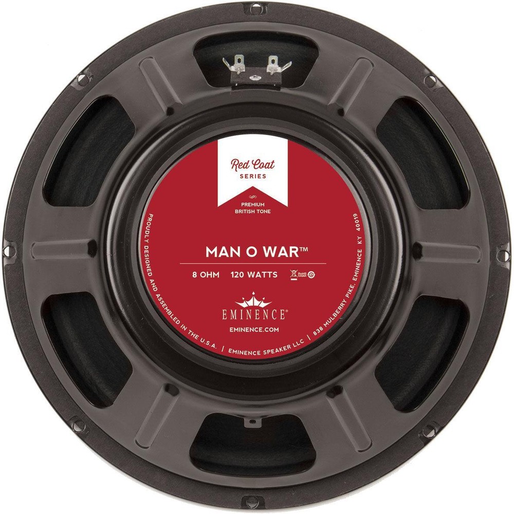 Eminence Man O War 12″ Guitar Speaker 8 Ohm