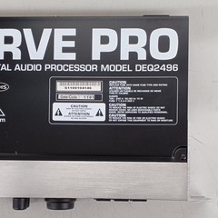 BEHRINGER ULTRADRIVE PRO DCX2496 Loudspeaker Management System Digital Crossover