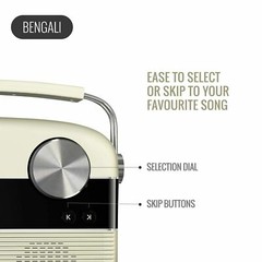Carvaan Bengali – Portable Music Player with 5000 Preloaded Songs, FM/BT/AU