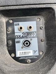 Yorkville NX20 PA Speaker Passive 350W 8 Ohm Black Phone Jack Speakon