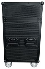 Rockville Black Road Case Fits (2) American DJ Inno Beam LED Moving Head Lights