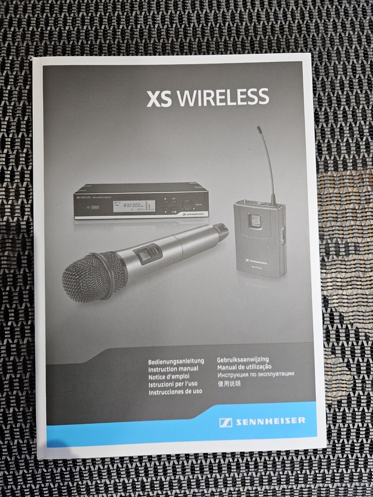 Sennheiser XS Wireless Head mic Set XSW 52-B USED