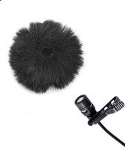 Fur Windscreen Wind Muff Mic Furry Cover Lavalier Lapel Microphone For SONY RODE