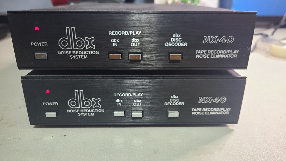 DBX NX-40 Noise Reduction Systems * Lot of 2 *