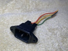 Original POWER INLET SOCKET For Moog The Source Synthesizer OEM