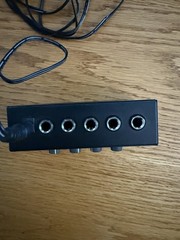 Behringer MicroAMP HA400 4-Channel Stereo Headphone Amp Black 12V w/ Adapter