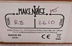Make Noise Soundtrack Echophon Black & Gold Module TC5003726