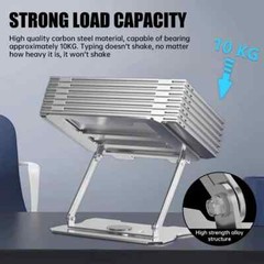 Laptop Stand ABS Plastic Foldable Adjustable 10 -15.6 inches 360°Rotating Height