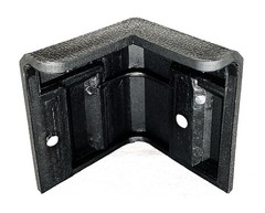 8 Pack 2 Hole Plastic Cabinet Speaker Box Amp Rack DJ Case Corner Protectors