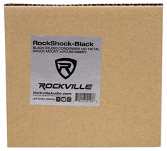 Black Metal Shock Mount w/Foam For MXL V67G Condenser Studio Microphone