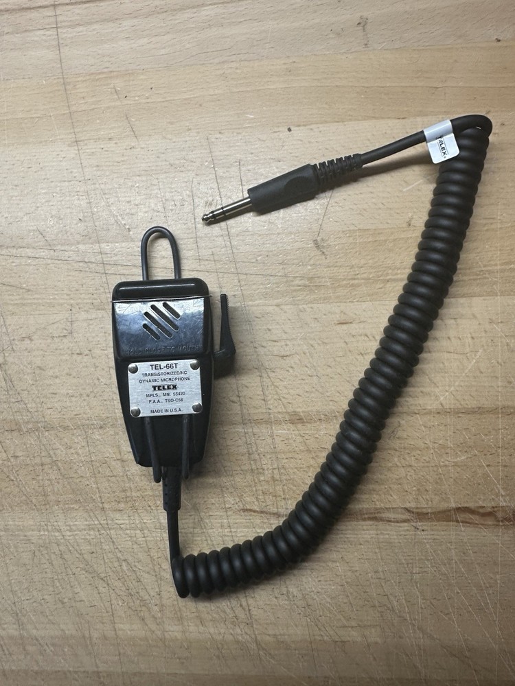 Telex TEL-66T Transistorized/NC Dynamic Microphone (Used)