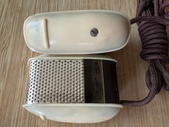 Vintage Microphone Pair: Grundig GDM 110 Dynamic Microphones w 3-Pin DIN Cords