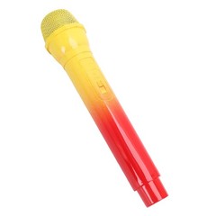 Microphone Gradient Color Lightweight Plastic Mic Prop For Speech AJWK