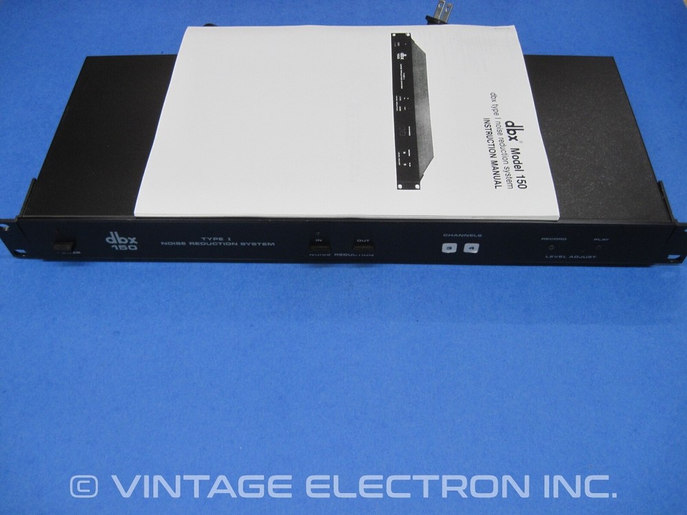 dbx 150 Type I Noise Reduction System – Audio Processor for Tape etc. (w/MANUAL)