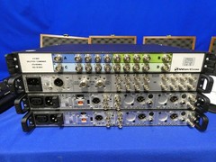 WisyCom MRK960 Receiver QTY 2 470-840MHz w/SPL218AW Splitter & (4) MTH400-US Mic