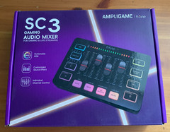 Fifine AmpliGame SC3 / XLR Gaming Audio Mixer / Streaming RGB / PC
