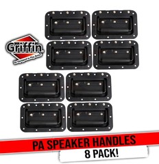 Recessed Speaker Cabinet Handles for Rack Road Flight Case | Spring Loaded Flush