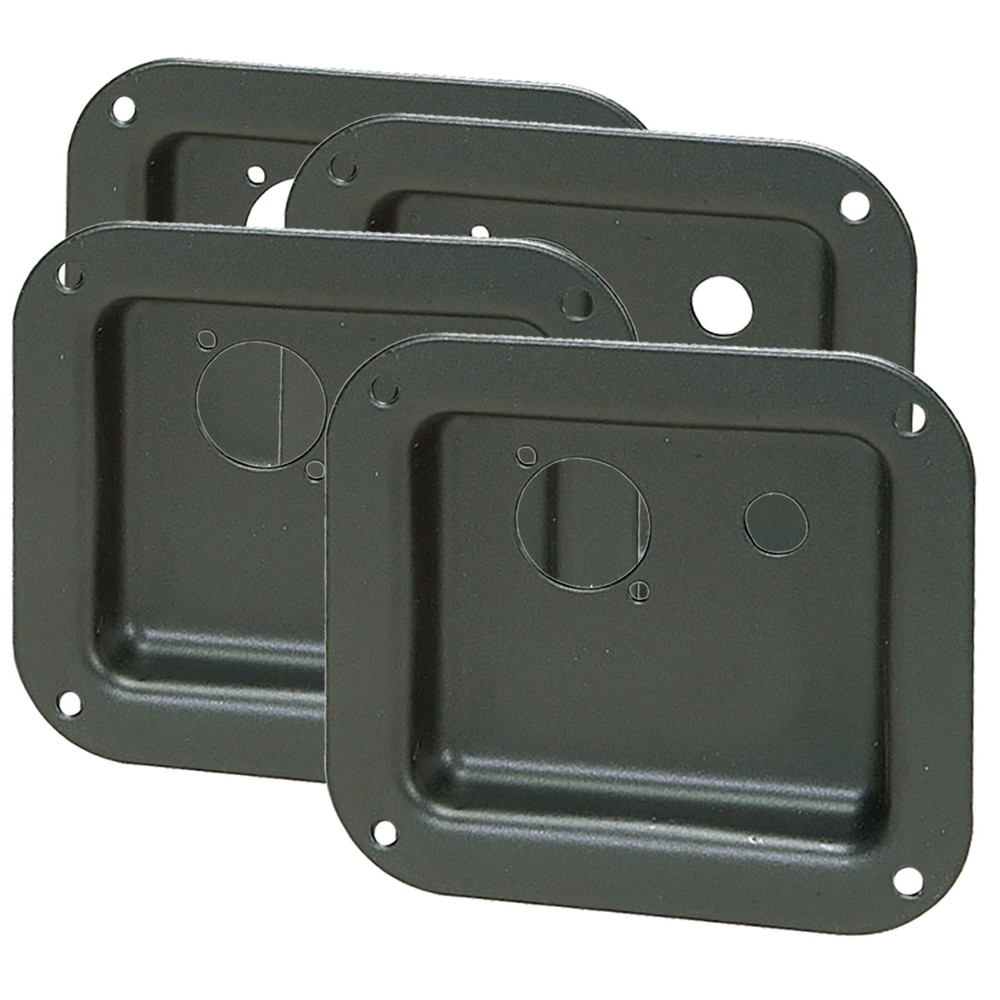 4 Pack PennElcom D0949/12K Dish Neutrik D Speakon NL4MP Powercon+1/4″ 4″x4-3/8″
